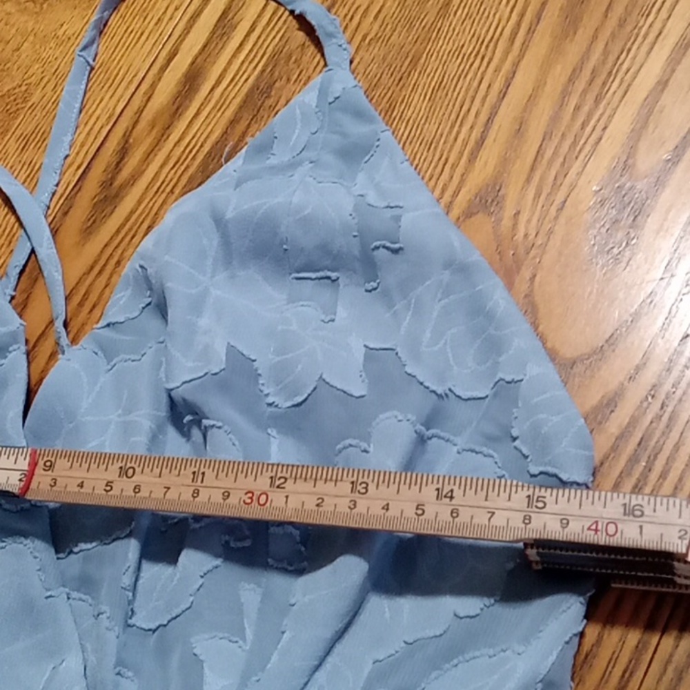 Lulu's Dress Women EXTRA LARGE XL New Summer  Party LIGHT BLUE GRAY - Picture 4 of 7